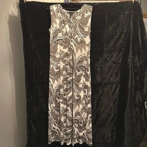 Soma Maxi Dress XL VNeck with Knot at Bust